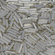 Miyuki Bugles 6mm kralen - Galvanized silver BGL2-1051